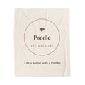 Poodle Cozy Blanket — Life is better with a Poodle