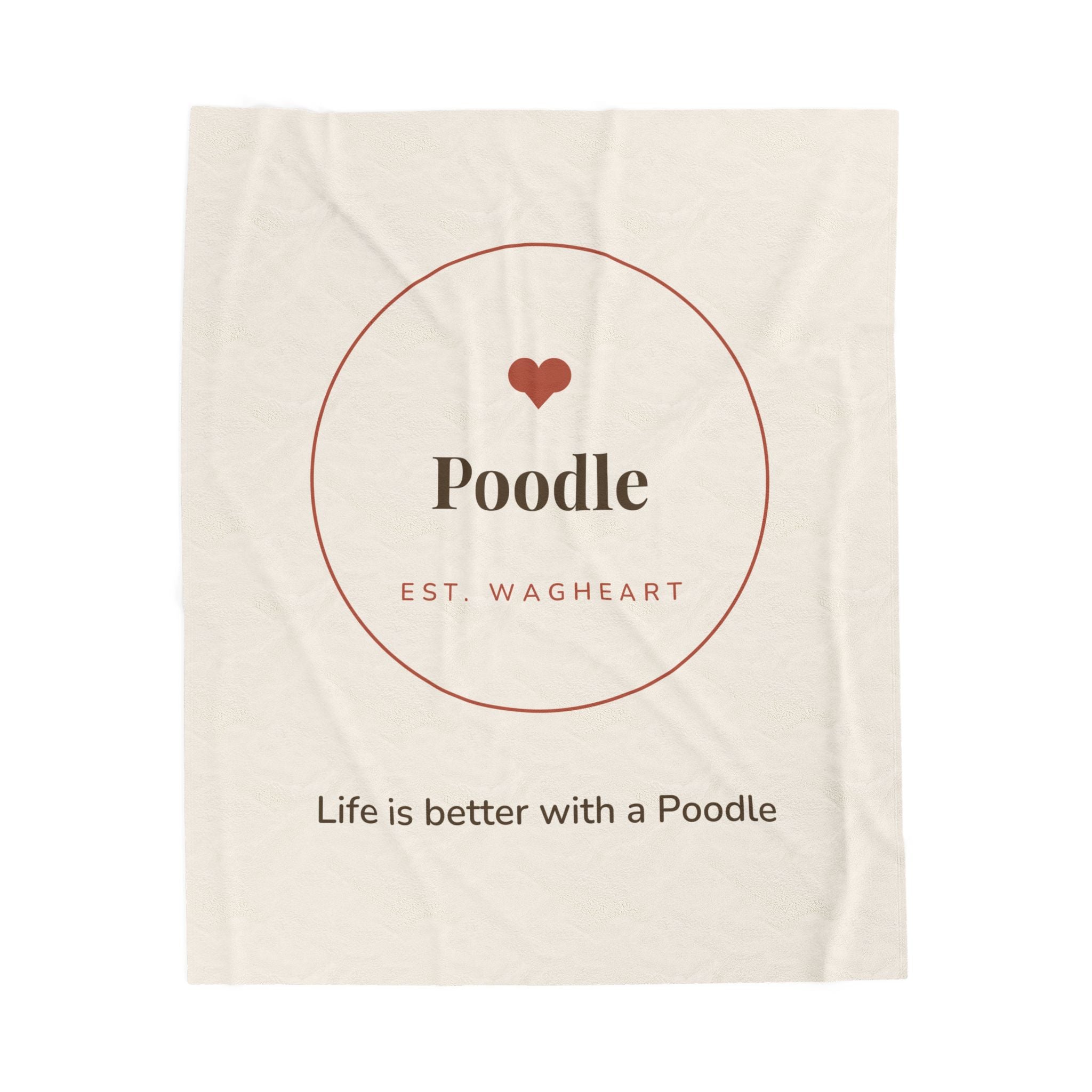 Poodle Cozy Blanket — Life is better with a Poodle
