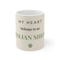 Australian Shepherd Mug — My heart belongs to an Australian Shepherd