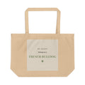 French Bulldog Tote Bag — My heart belongs to a French Bulldog