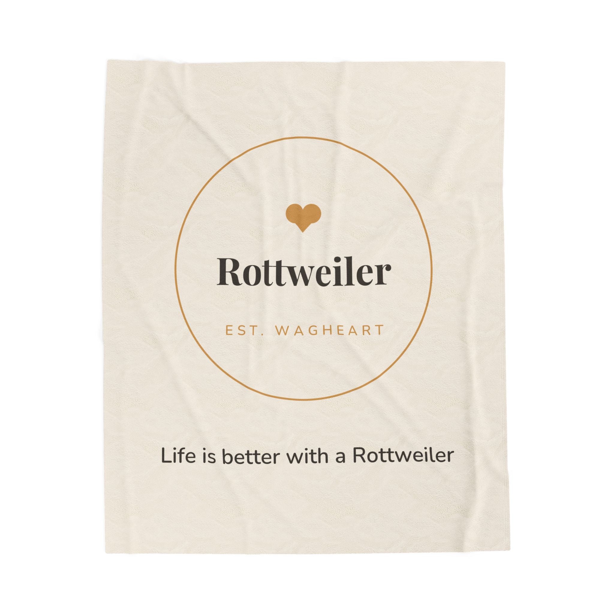 Rottweiler Cozy Blanket — Life is better with a Rottweiler