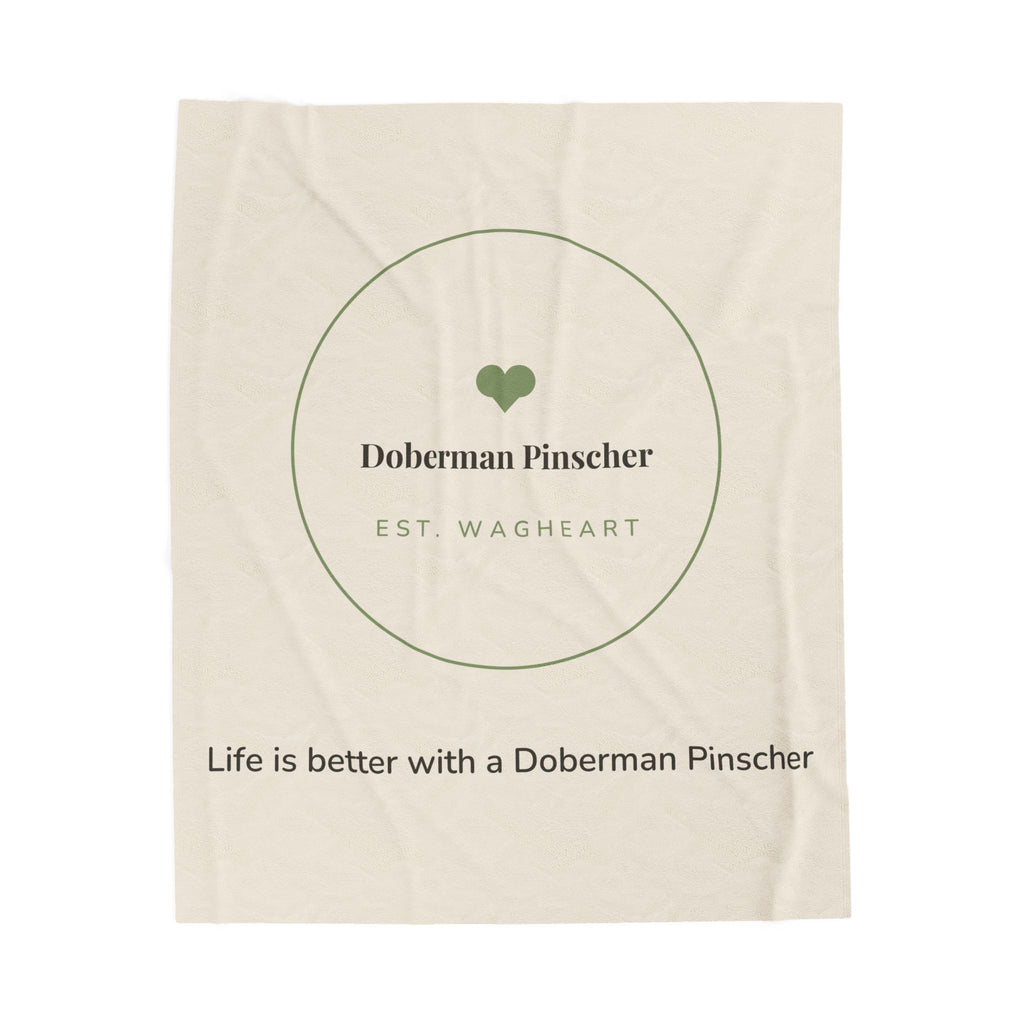 Doberman Pinscher Cozy Blanket — Life is better with a Doberman Pinscher