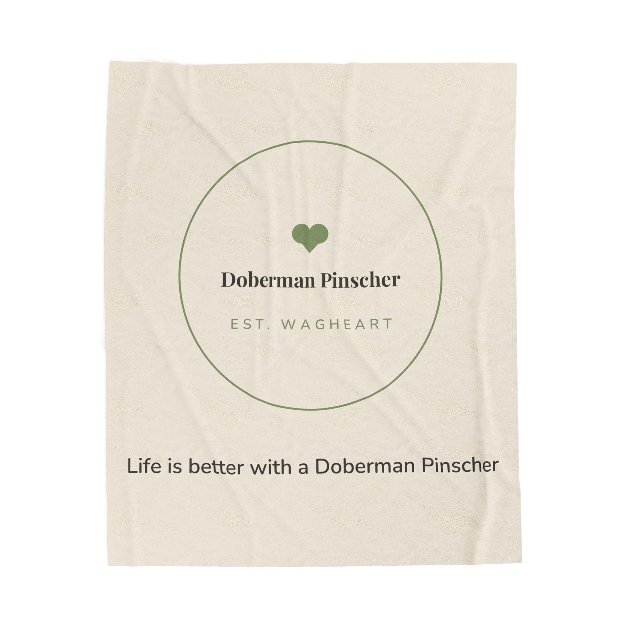 Doberman Pinscher Cozy Blanket — Life is better with a Doberman Pinscher