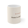Basset Hound Mug — Home is where my Basset is