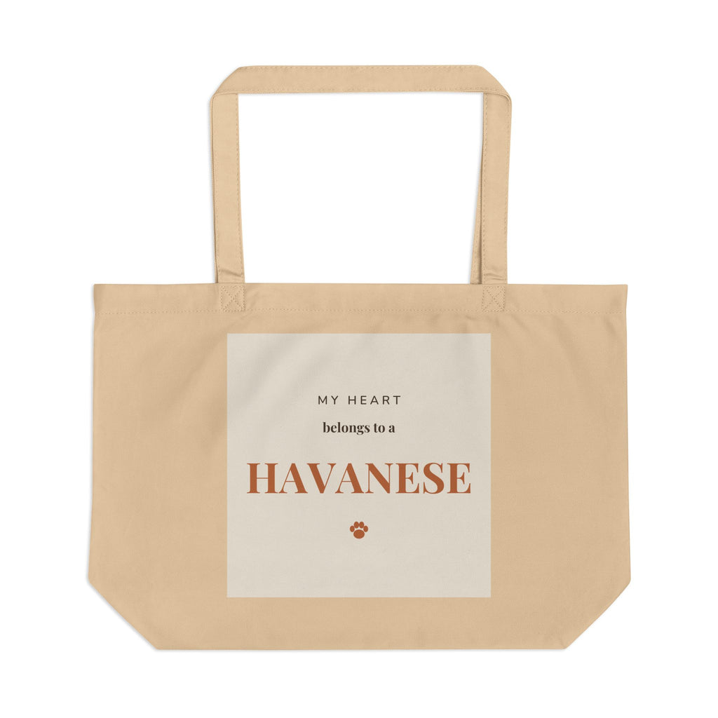 Havanese Tote Bag — My heart belongs to a Havanese