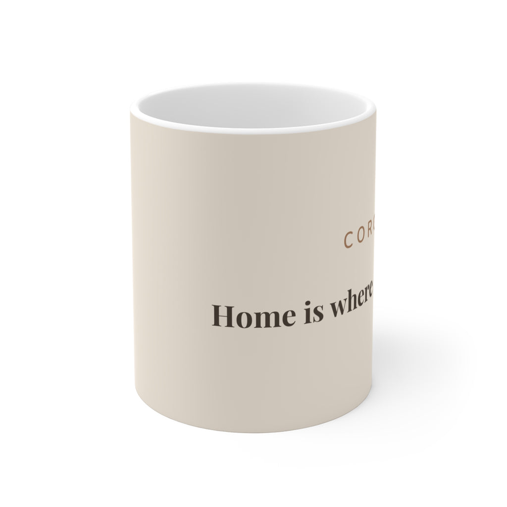 Corgi Mug — Home is where my Corgi is
