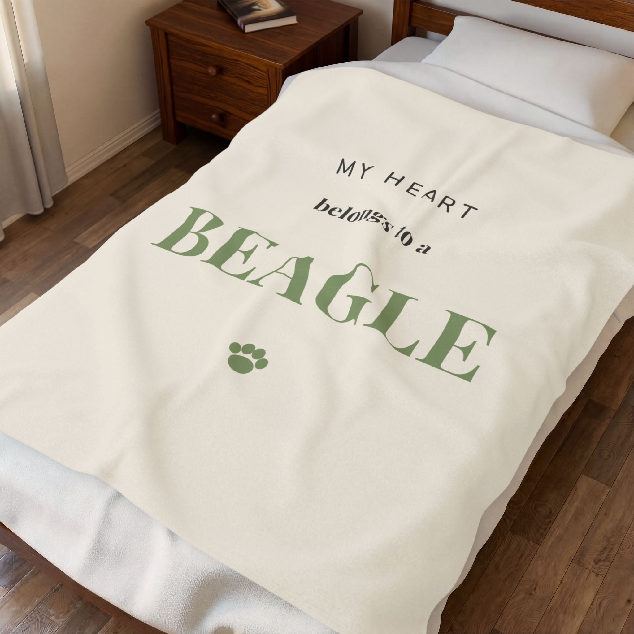 Beagle Cozy Blanket — My heart belongs to a Beagle