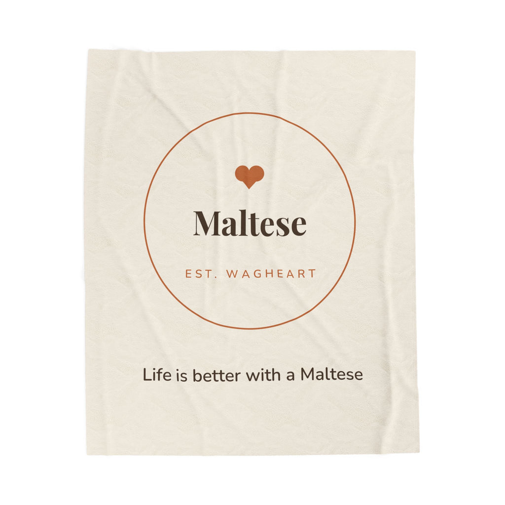 Maltese Cozy Blanket — Life is better with a Maltese