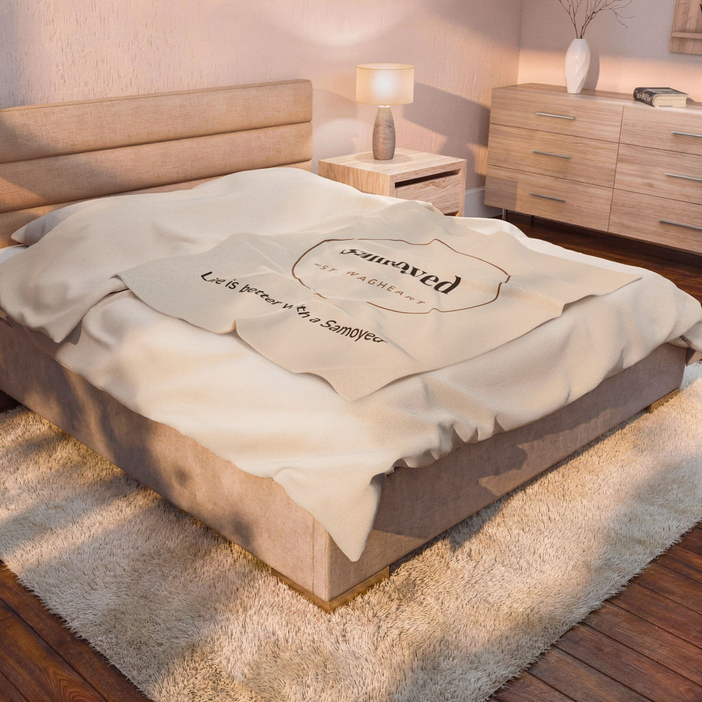 Samoyed Cozy Blanket — Life is better with a Samoyed