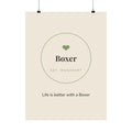 Boxer Art Print — Life is better with a Boxer