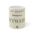Rottweiler Mug — My heart belongs to a Rottweiler