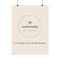 English Bulldog Art Print — Life is better with an English Bulldog