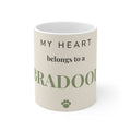 Labradoodle Mug — My heart belongs to a Labradoodle