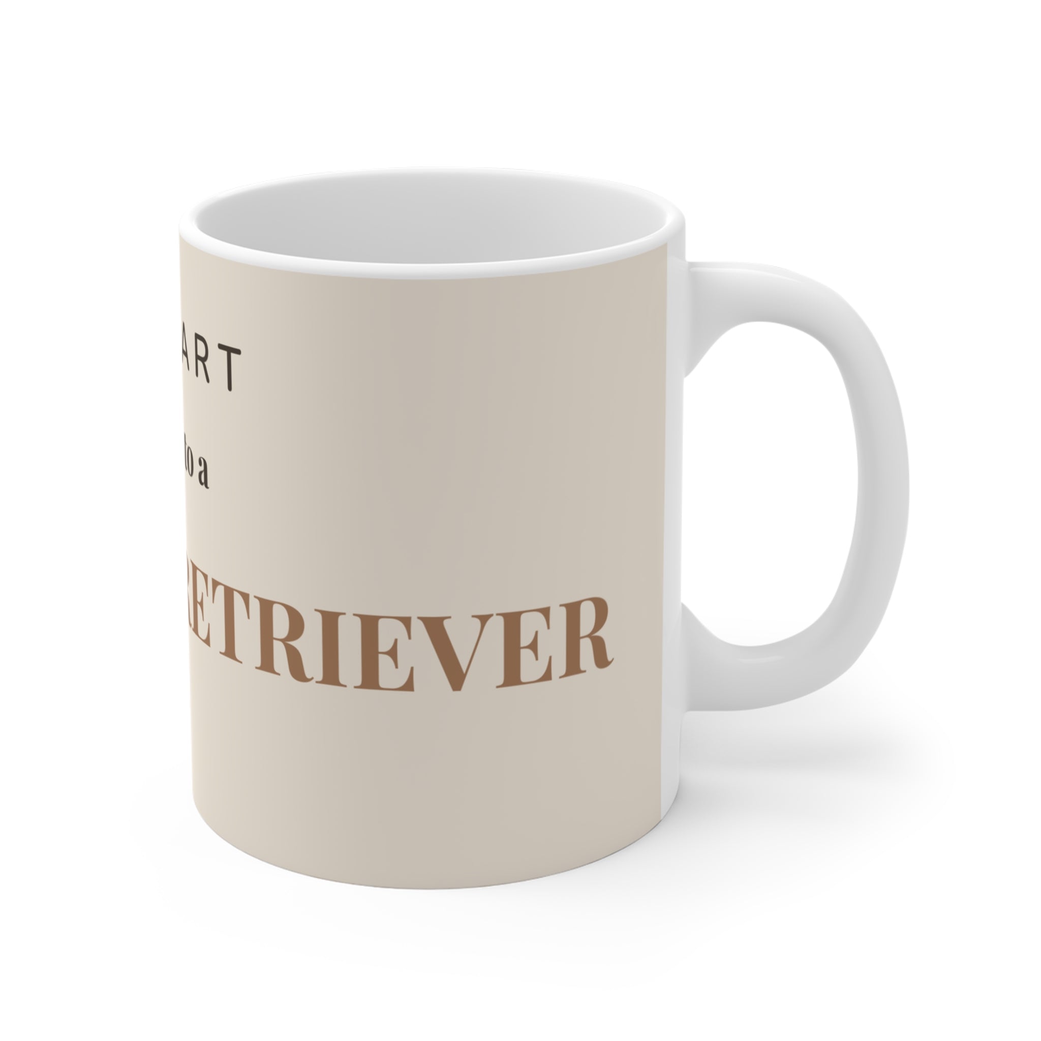 Labrador Retriever Mug — My heart belongs to a Labrador Retriever