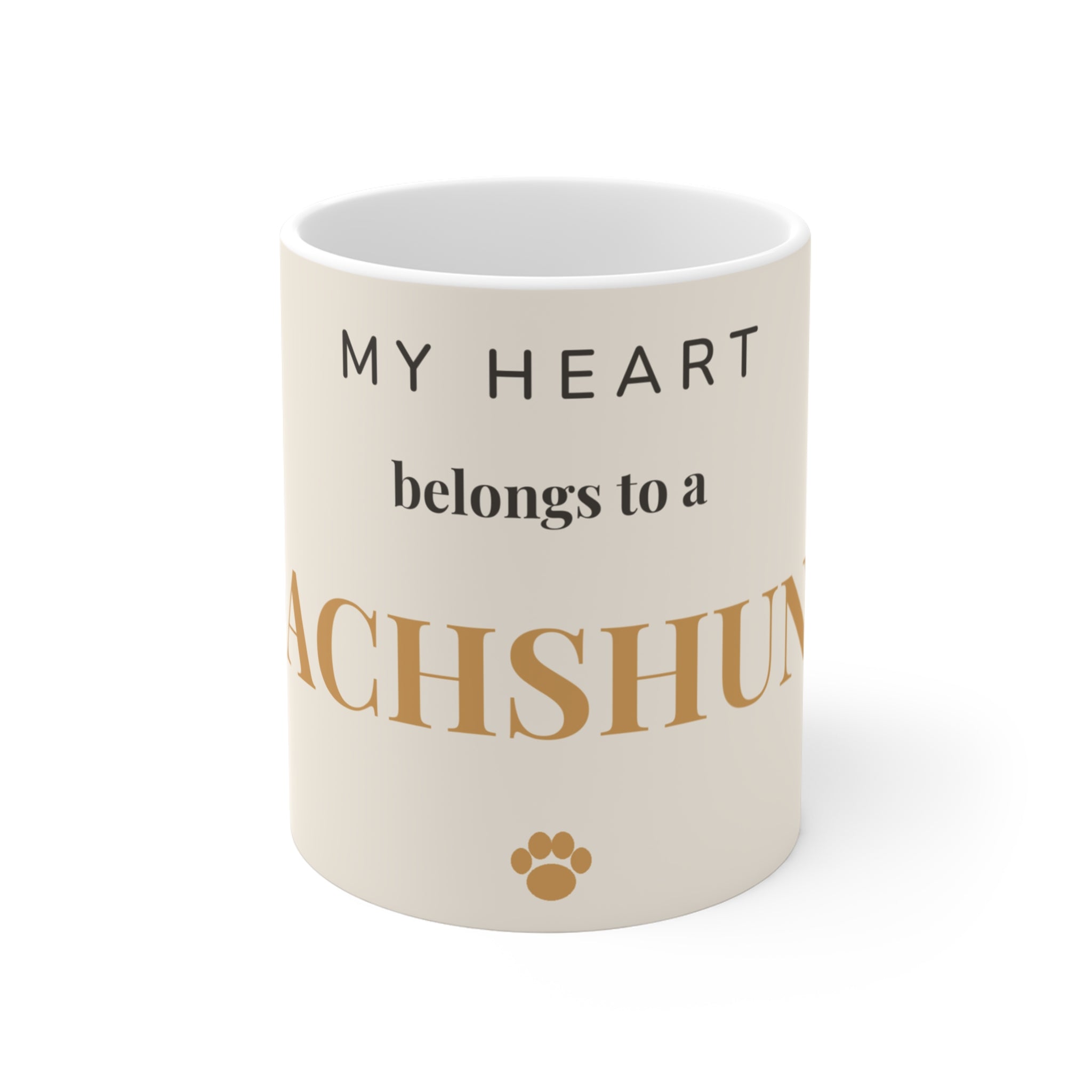 Dachshund Mug — My heart belongs to a Dachshund