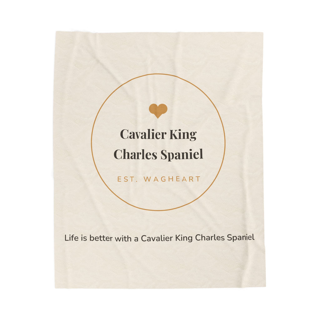 Cavalier King Charles Spaniel Cozy Blanket — Life is better with a Cavalier King Charles Spaniel
