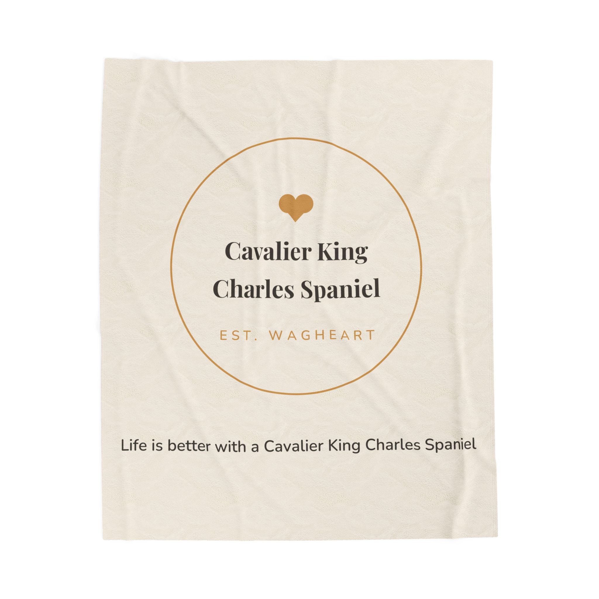 Cavalier King Charles Spaniel Cozy Blanket — Life is better with a Cavalier King Charles Spaniel