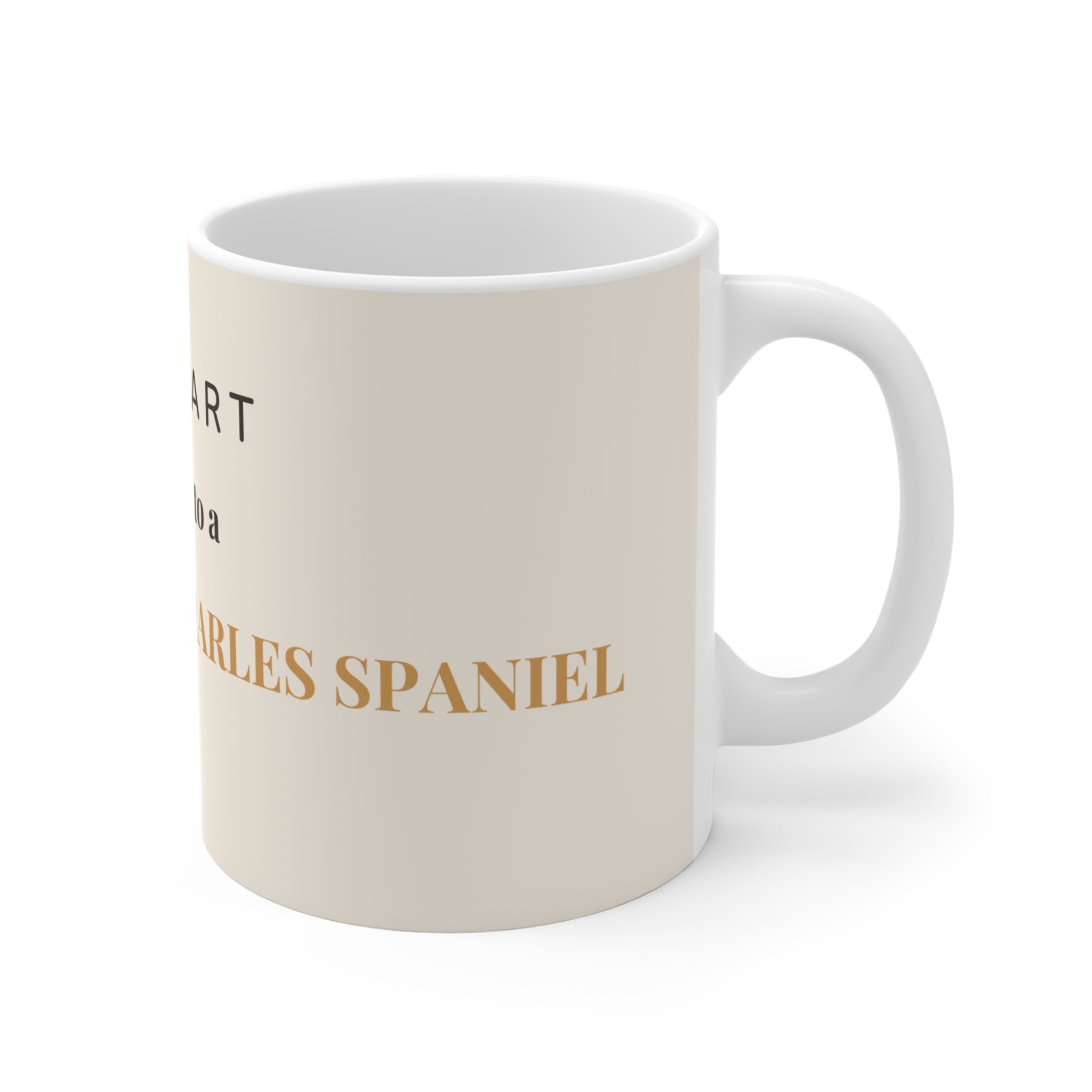 Cavalier King Charles Spaniel Mug — My heart belongs to a Cavalier King Charles Spaniel