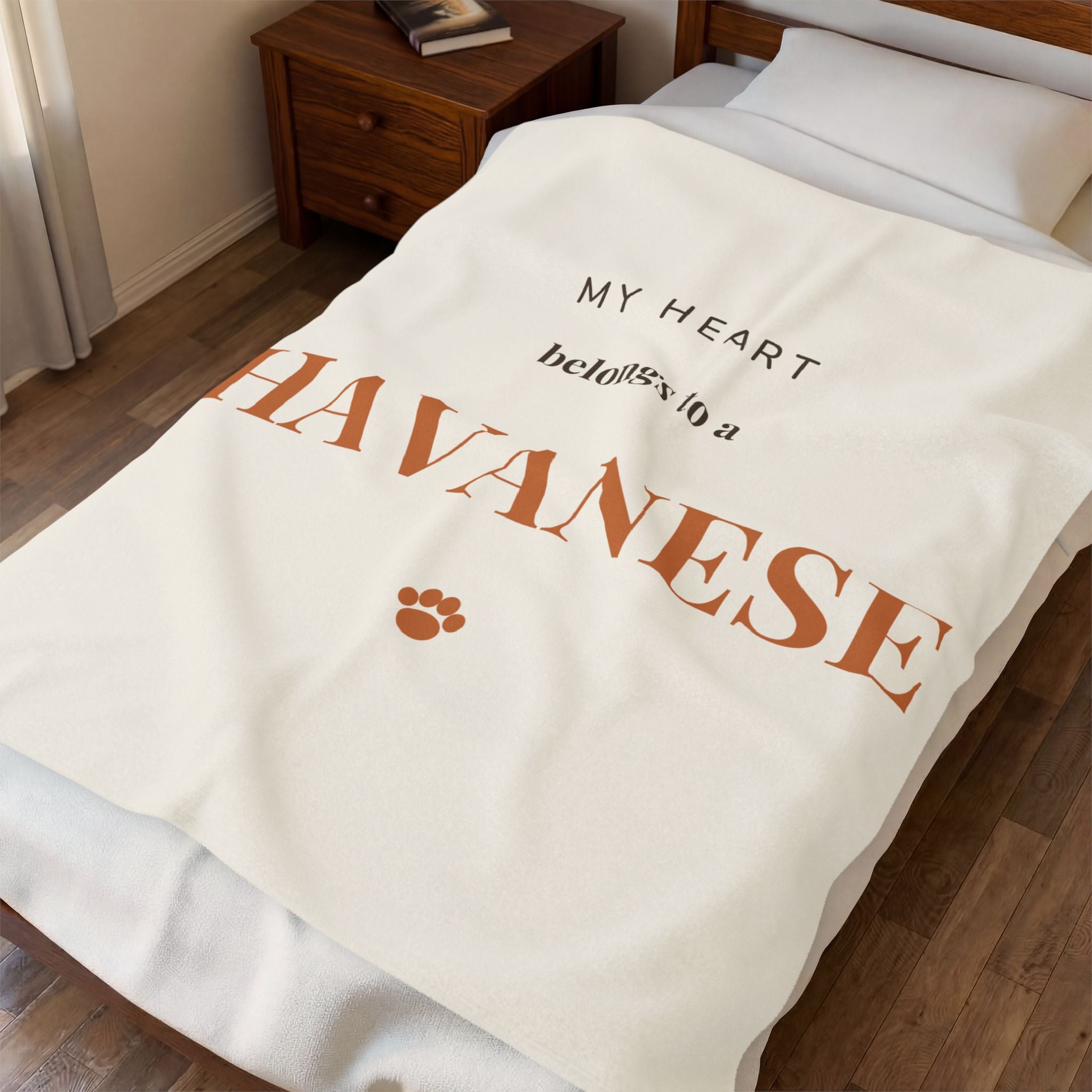 Havanese Cozy Blanket — My heart belongs to a Havanese