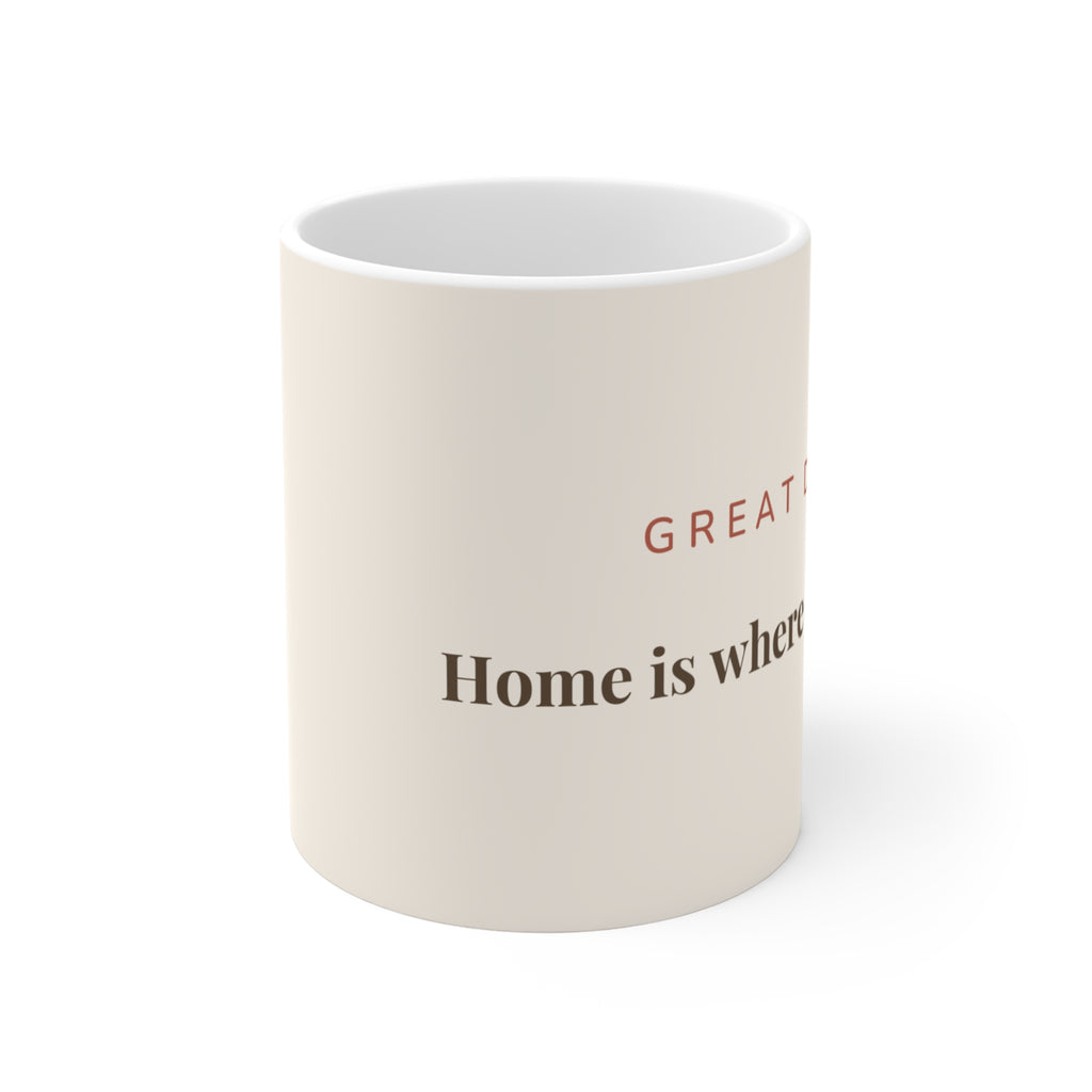 Great Dane Mug — Home is where my Dane is