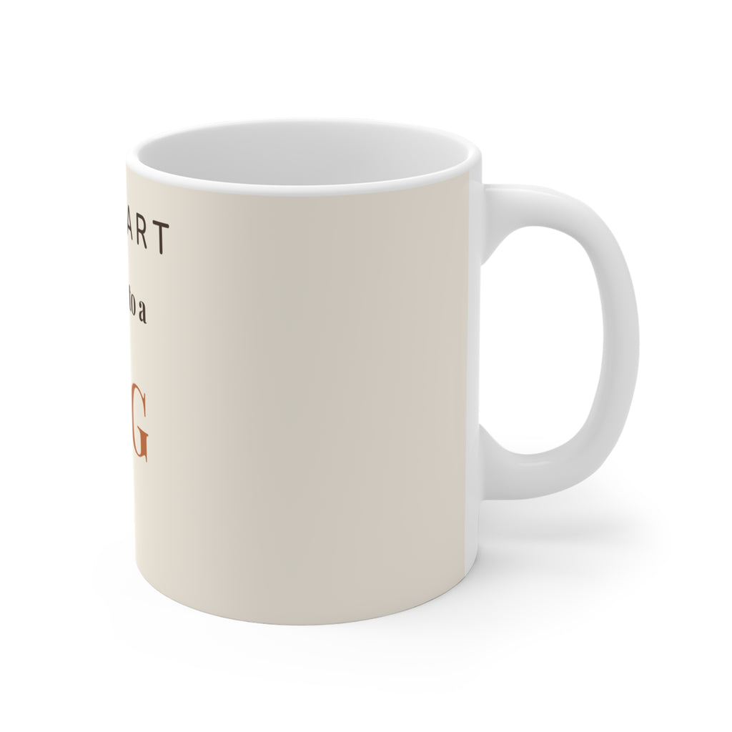 Pug Mug — My heart belongs to a Pug