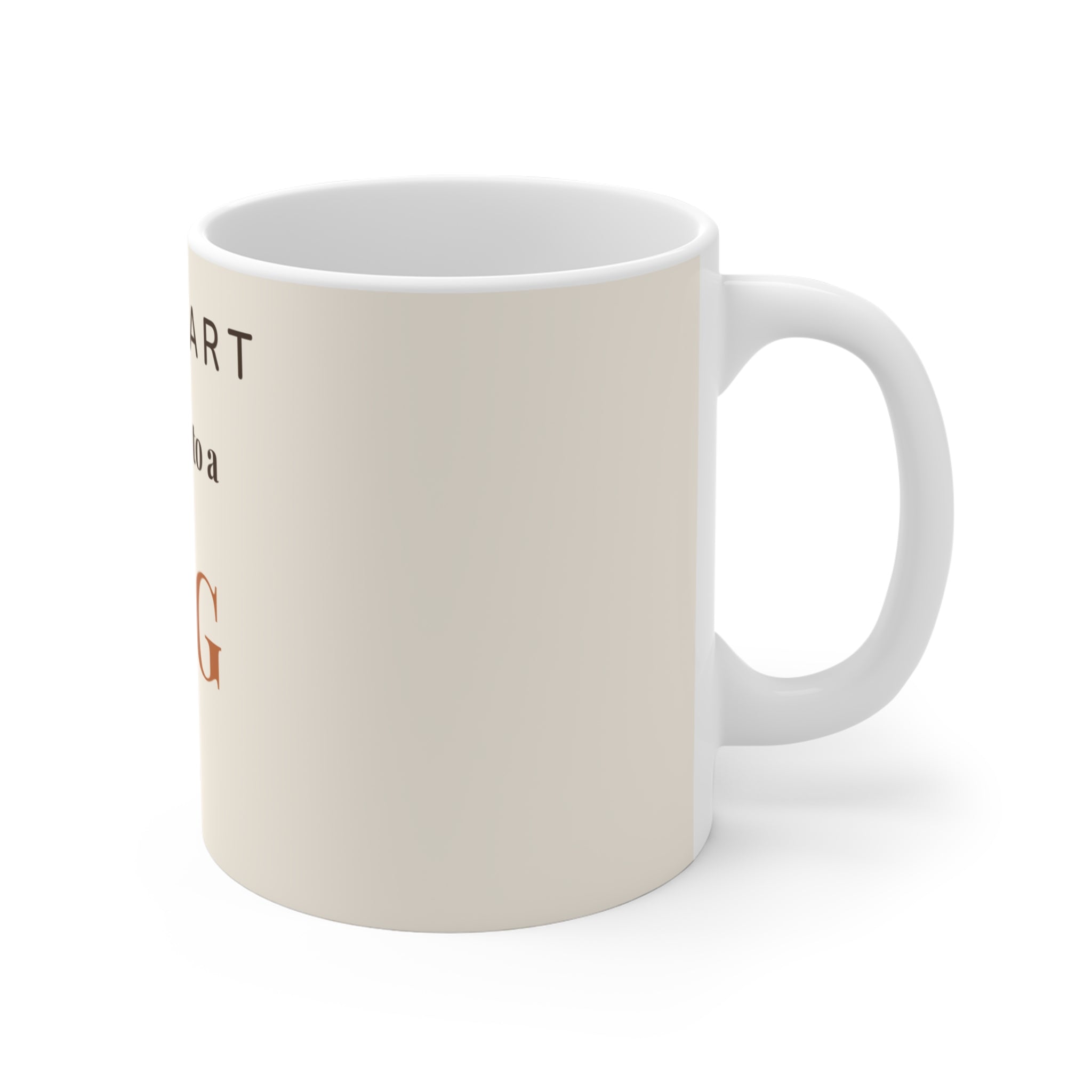 Pug Mug — My heart belongs to a Pug