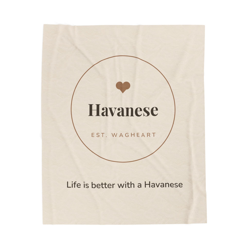 Havanese Cozy Blanket — Life is better with a Havanese