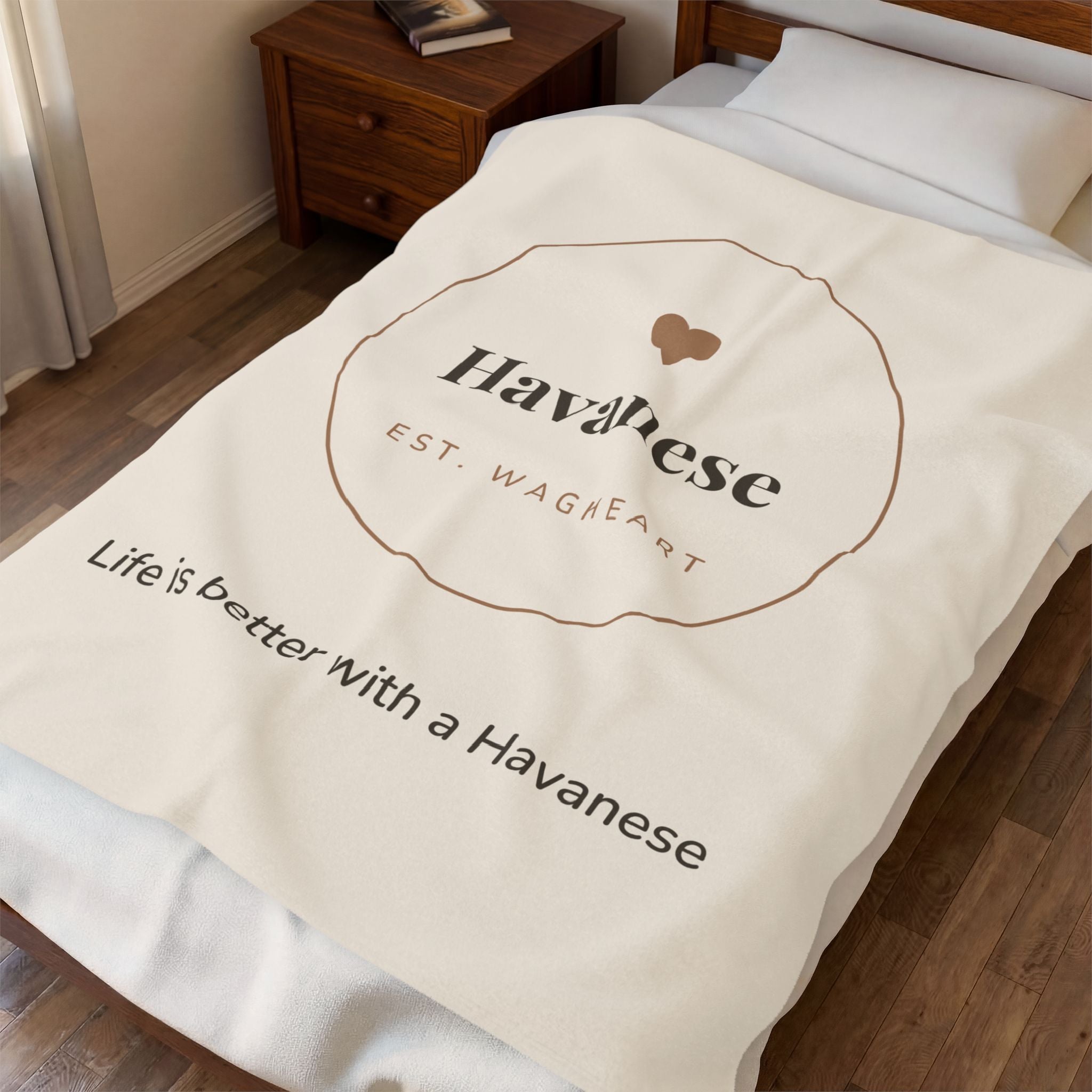Havanese Cozy Blanket — Life is better with a Havanese