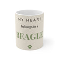 Beagle Mug — My heart belongs to a Beagle