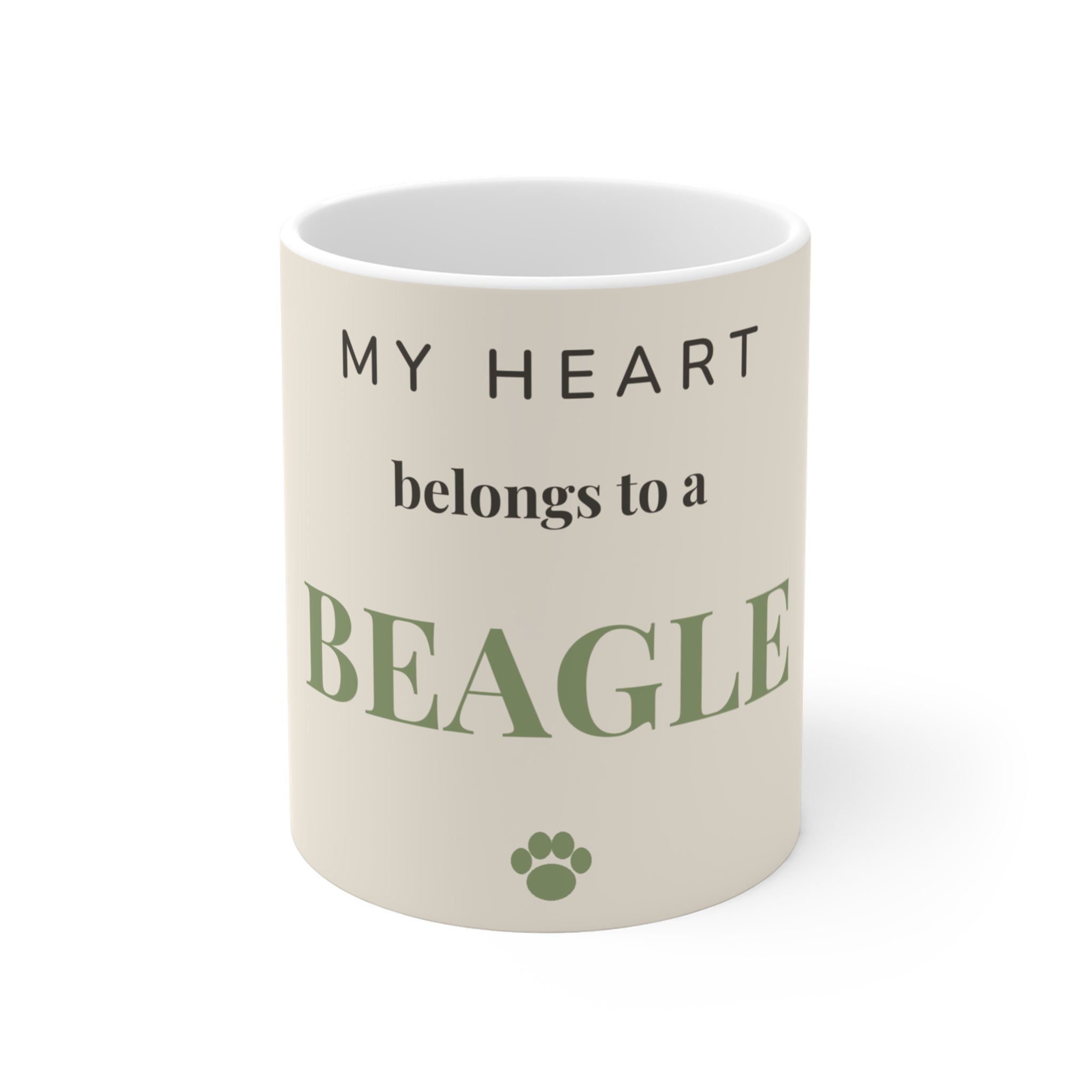 Beagle Mug — My heart belongs to a Beagle