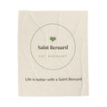 Saint Bernard Cozy Blanket — Life is better with a Saint Bernard