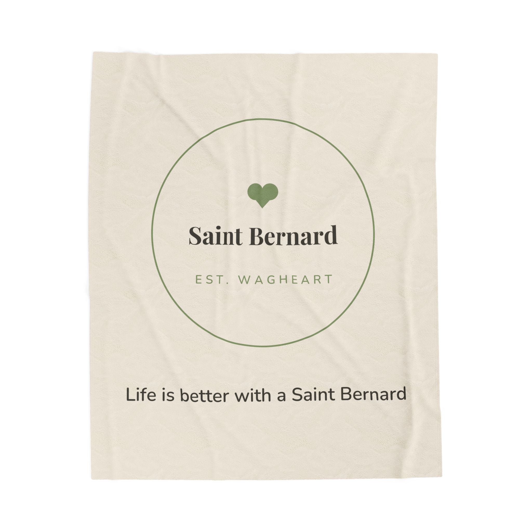 Saint Bernard Cozy Blanket — Life is better with a Saint Bernard