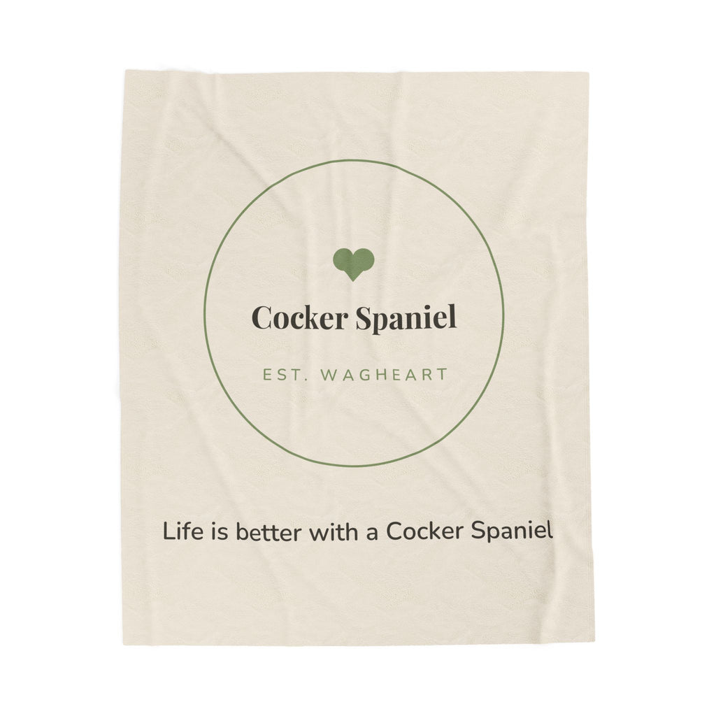 Cocker Spaniel Cozy Blanket — Life is better with a Cocker Spaniel