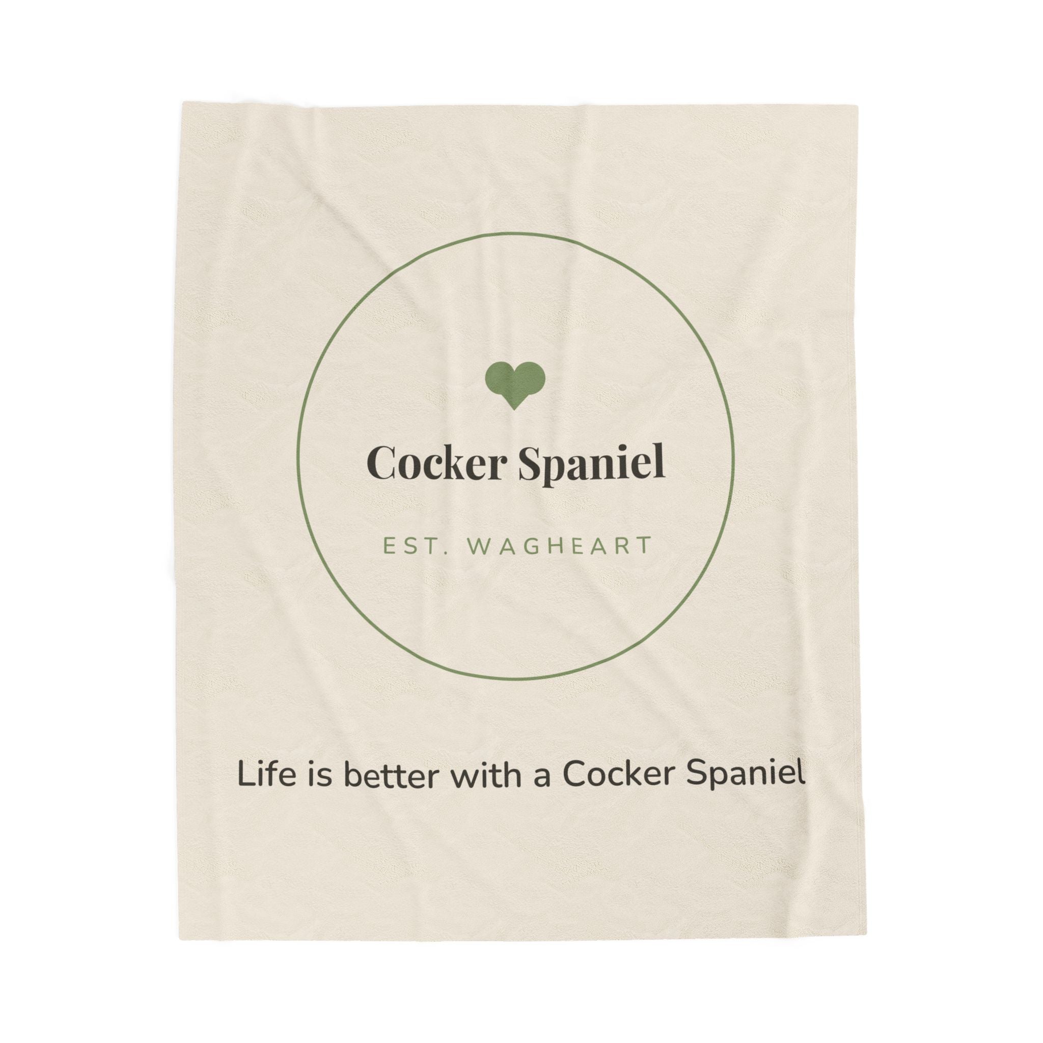 Cocker Spaniel Cozy Blanket — Life is better with a Cocker Spaniel