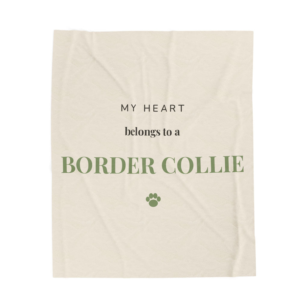 Border Collie Cozy Blanket — My heart belongs to a Border Collie