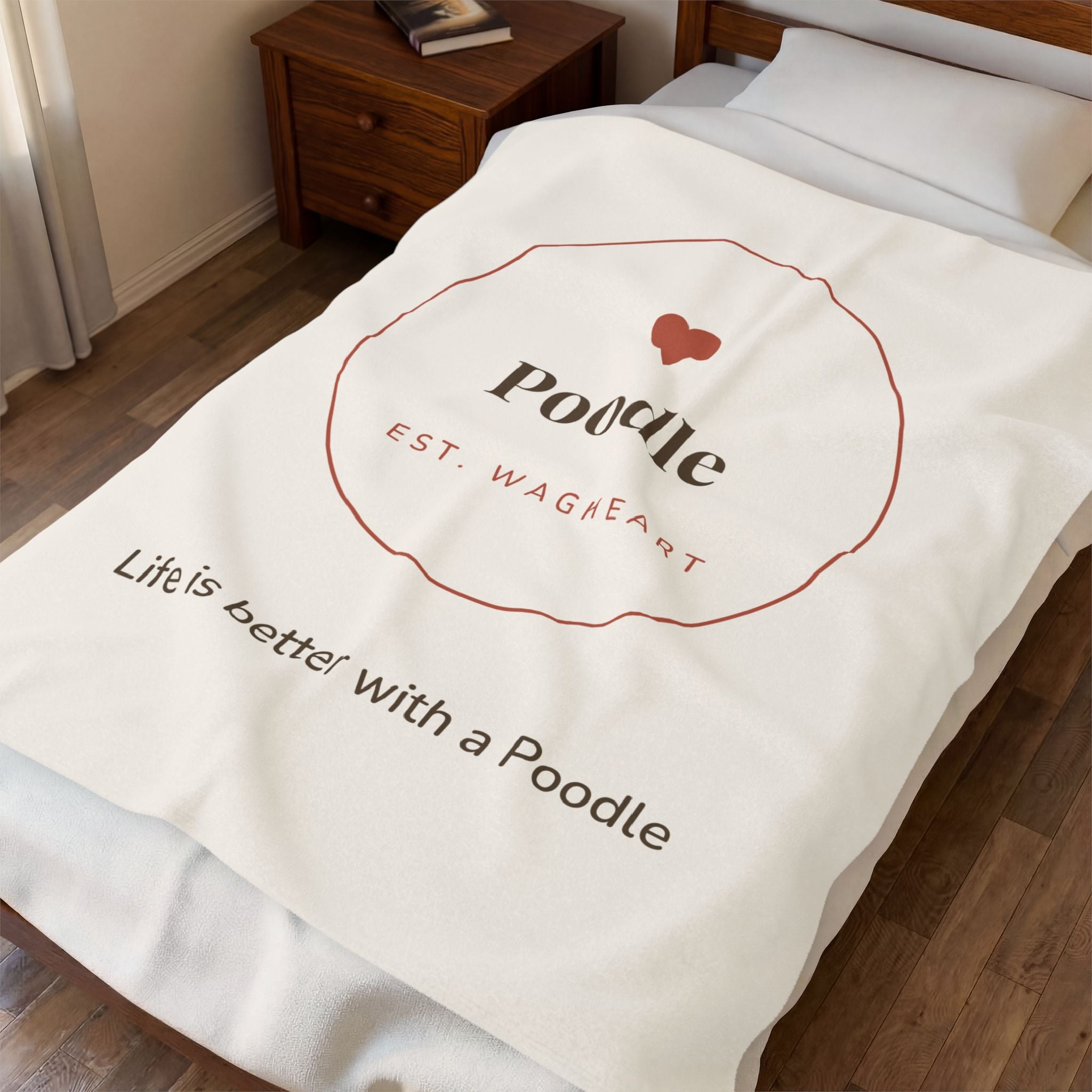 Poodle Cozy Blanket — Life is better with a Poodle